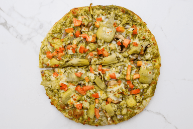 Chicken Garlic Pesto (vegan cheese)